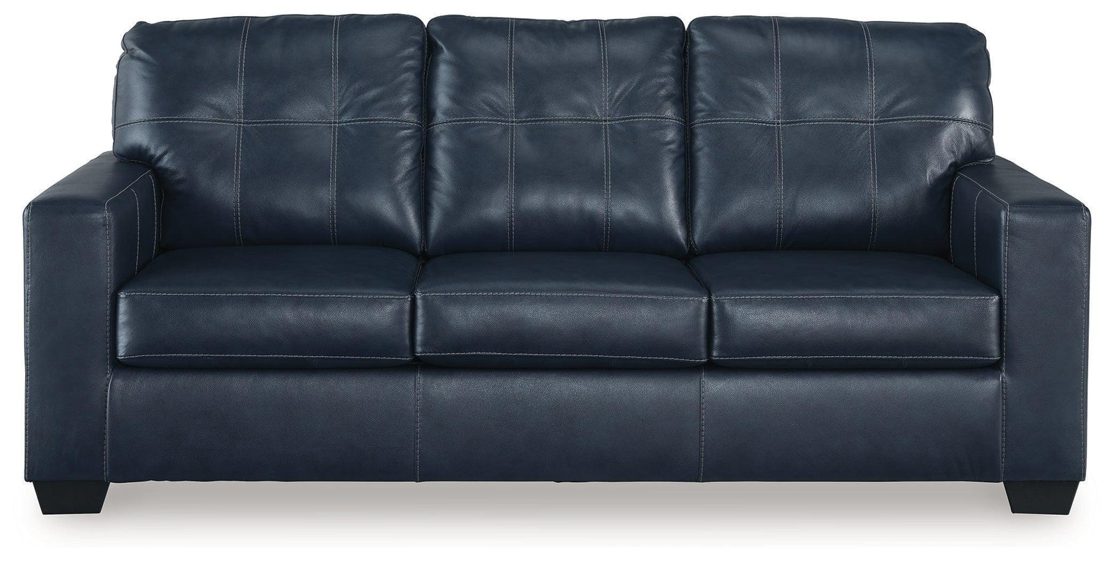 Santorine Ocean Leather Queen Sofa Sleeper