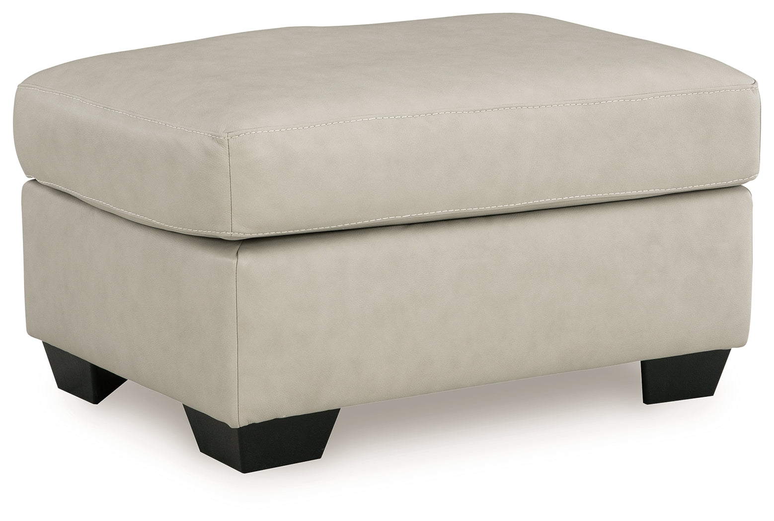 Santorine Bone Leather Ottoman