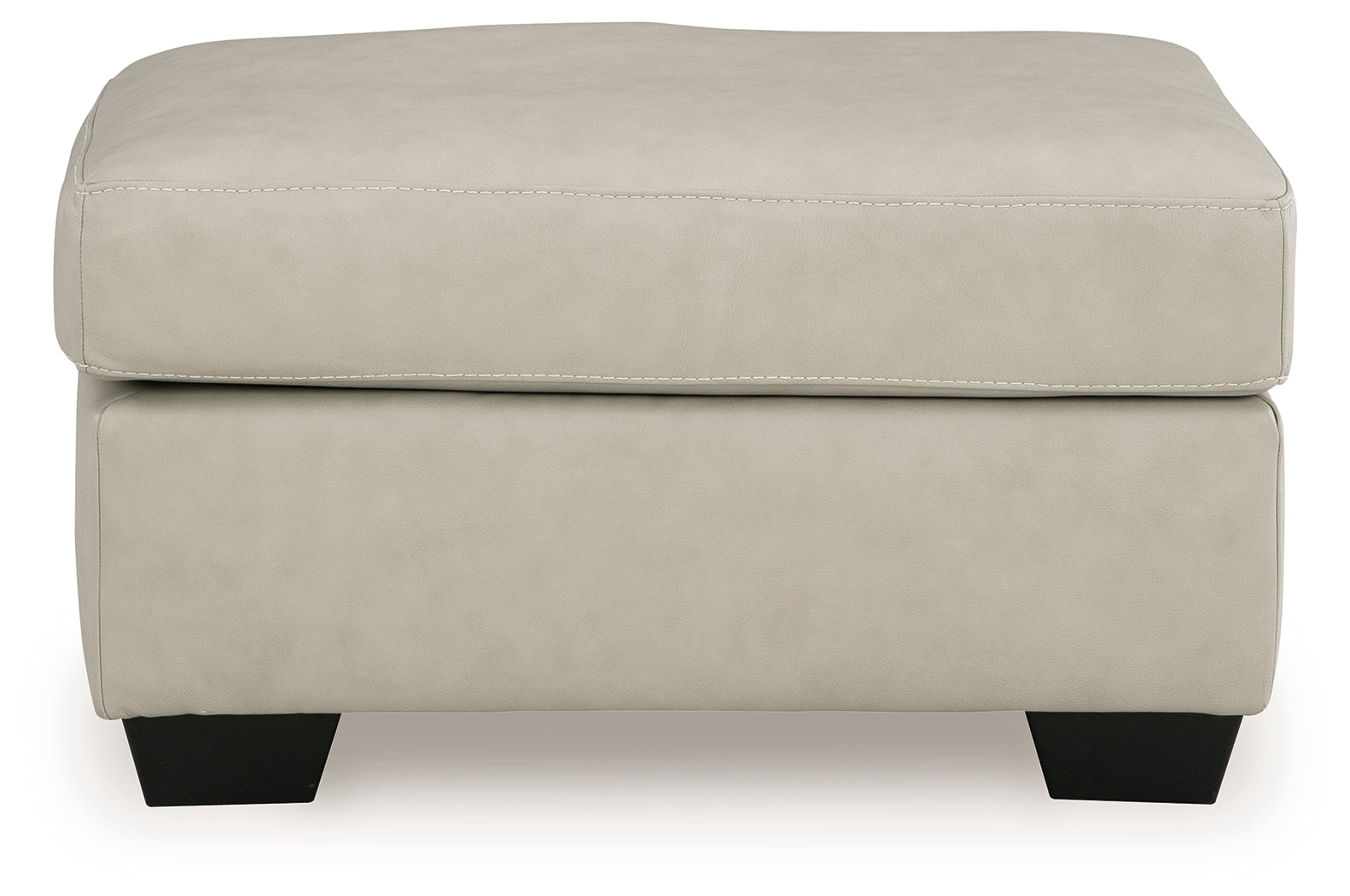 Santorine Bone Leather Ottoman