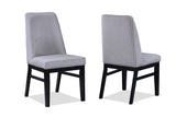 Hadley Light Gray Round Dining Room Set