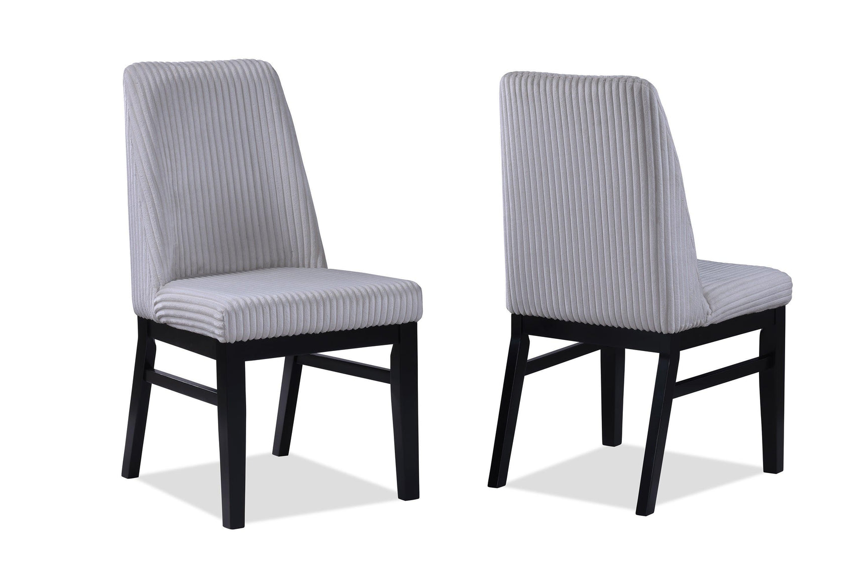 Hadley Light Gray Round Dining Room Set