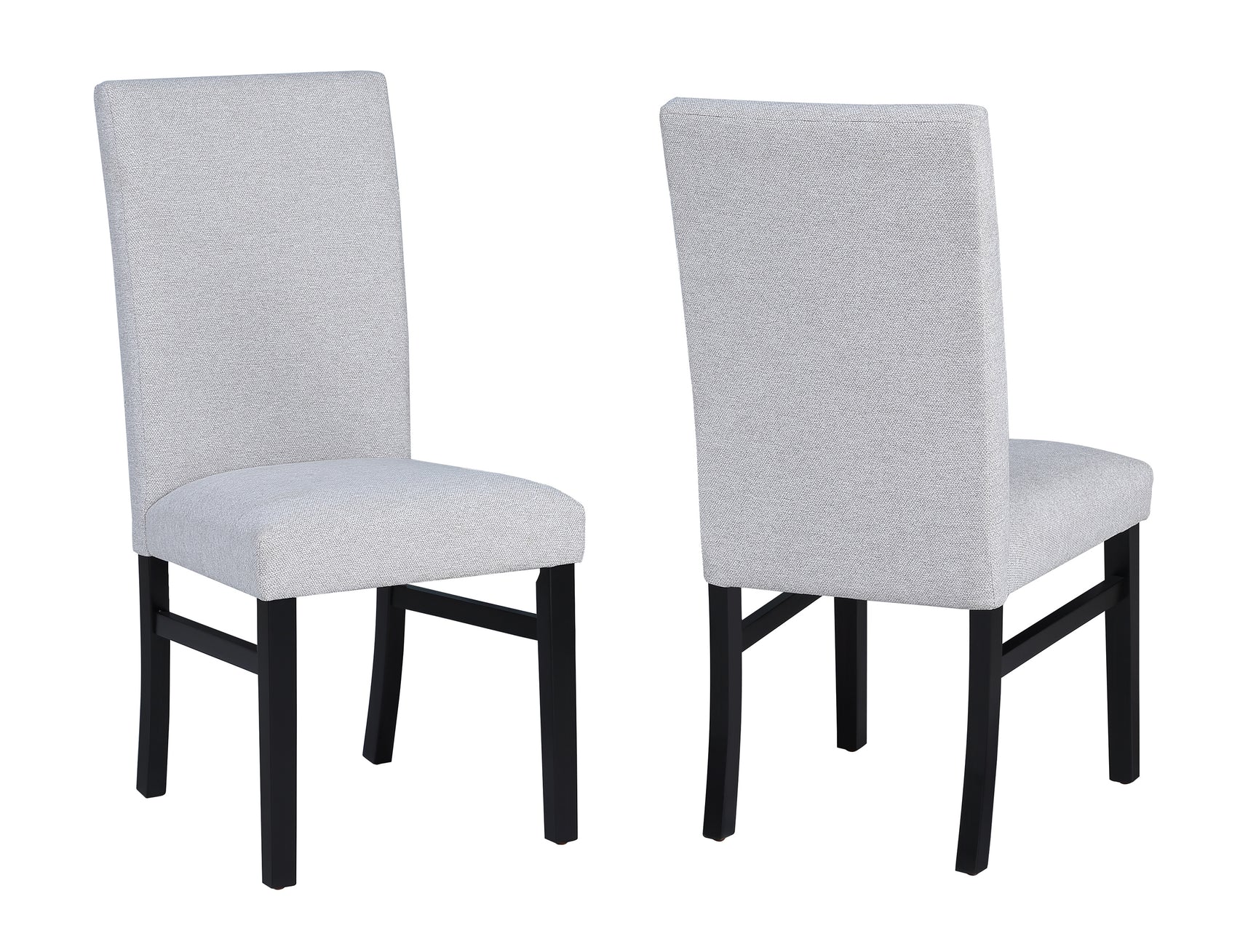 Tracy Dove Glass Top Round Dining Room Set