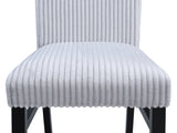 Tracy Light Gray Glass Top Round Dining Room Set