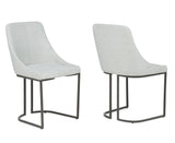 Verano Light Gray Round Dining Room Set