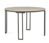 Verano Light Gray Round Dining Room Set