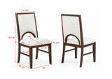 Hamil Dark Brown Dining Room Set view 6