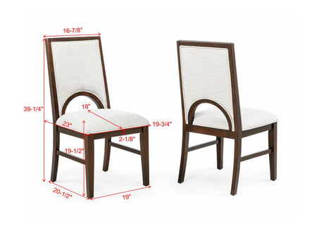 Hamil Dark Brown Dining Room Set view 6