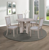 Amara Drift Wood Round Dining Room Set