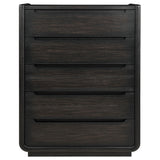 Leandro 5-drawer Bedroom Chest of Drawers Burnished Black