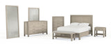 Solano 55-inch Eastern King Panel Bed Weathered Mango