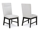 Sebastian Light Gray Black Rectangular Dining Room Set