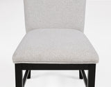 Sebastian Light Gray Black Rectangular Dining Room Set