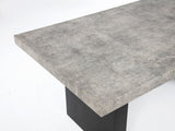 Sebastian Light Gray Black Rectangular Dining Room Set