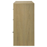 Hendricks 6-drawer Bedroom Dresser Storage Cabinet Light Oak