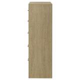 Hendricks 5-drawer Bedroom Chest of Drawers Light Oak