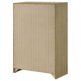Hendricks 5-drawer Bedroom Chest of Drawers Light Oak