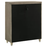Lorient 5-drawer LED Chest of Drawers Ivory and Camel