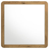 Bennett Bedroom Dresser Mirror Light Oak