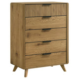 Bennett 5-drawer Bedroom Chest of Drawers Light Oak