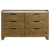 Henderson 6-drawer Bedroom Dresser Cabinet Medium Oak