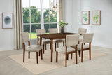 Gregory Brown Rectangular Dining Room Set