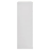 Ines 5-drawer Bedroom Chest of Drawers White High Gloss