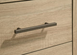 Arielle 6-drawer Bedroom Dresser Cabinet Light Oak