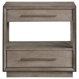 DURANGO COLLECTION Durango 2-drawer Nightstand Bedide Table Washed Oak 223272