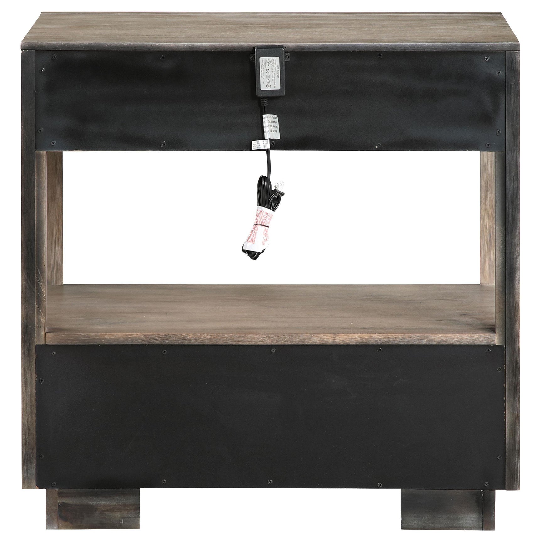 DURANGO COLLECTION Durango 2-drawer Nightstand Bedide Table Washed Oak 223272