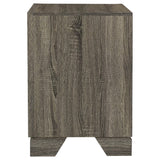 Wright 2-drawer Nightstand Bedide Table Brown Oak