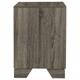 Wright 2-drawer Nightstand Bedide Table Brown Oak