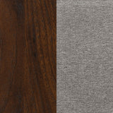 Welsley 50-inch Upholstered King Bed Walnut