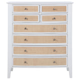 Bexhill 8-drawer Chest of Drawers White