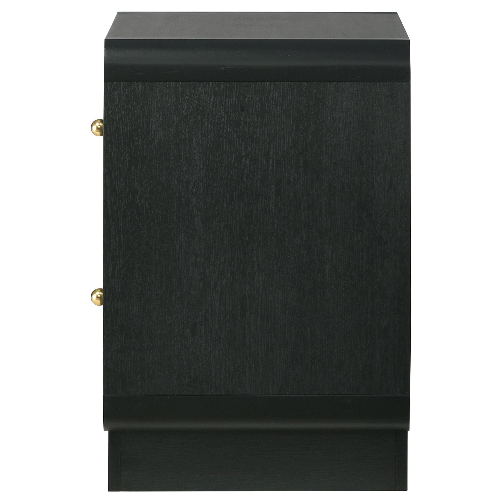 Cavelle 2-drawer Nightstand Bedide Table Black