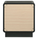 Cavelle 2-drawer Nightstand Bedide Table Black