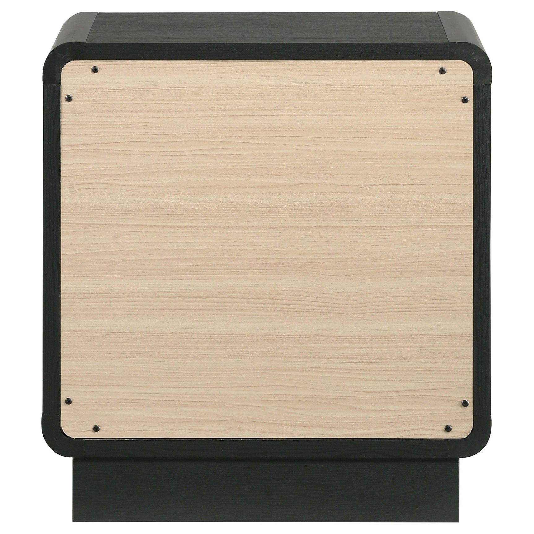 Cavelle 2-drawer Nightstand Bedide Table Black