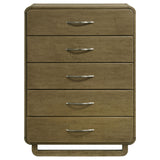 Amsbury 5-drawer Chest of Drawers Nutmeg