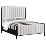 Brookmead 60-inch Upholstered Queen Bed Black 224710Q