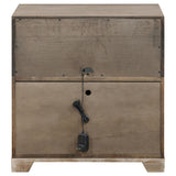 Kenora 1-drawer Nightstand Bedide Table Barley Brown