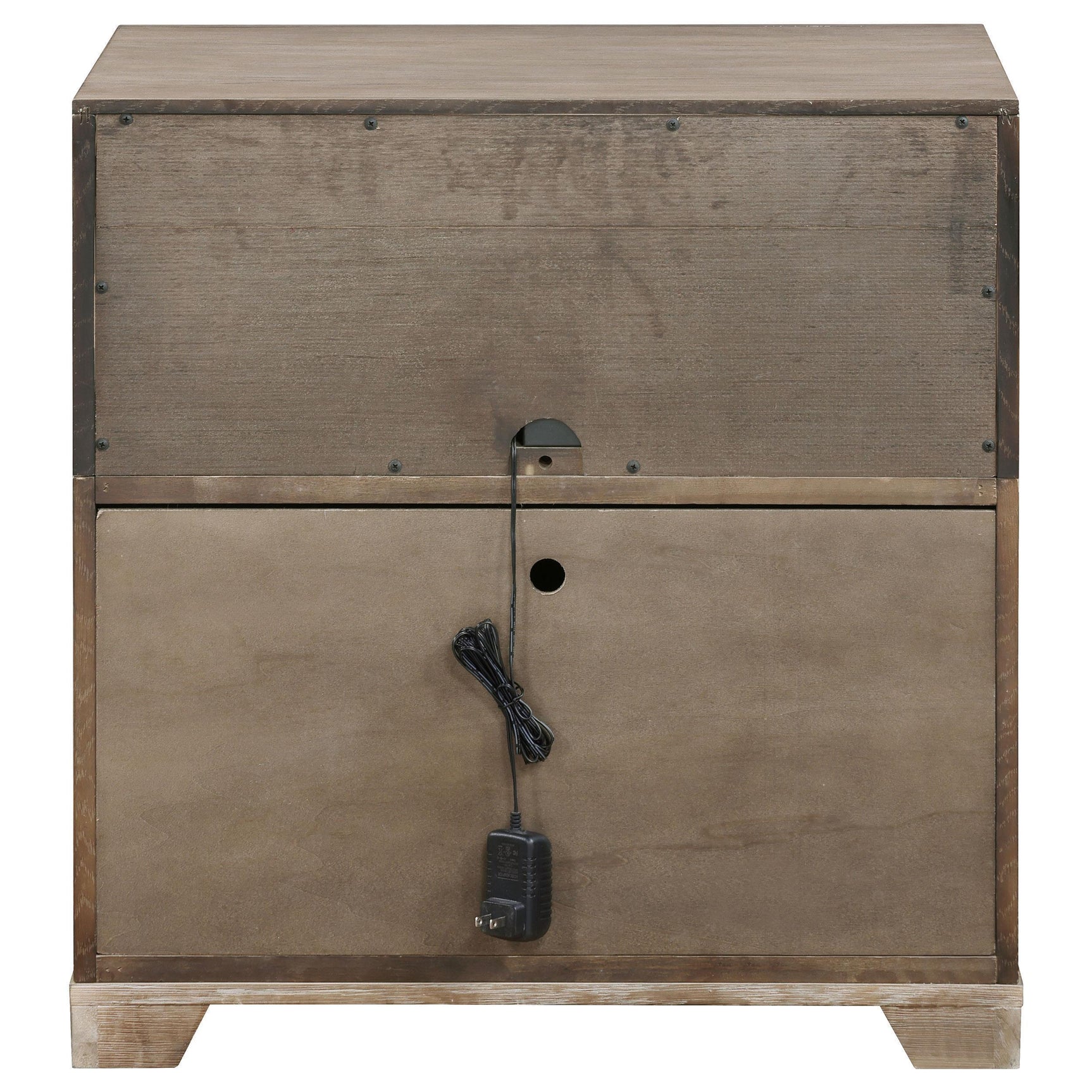 Kenora 1-drawer Nightstand Bedide Table Barley Brown