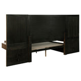 Terrace King Wall Panel Storage Bed Ash Brown