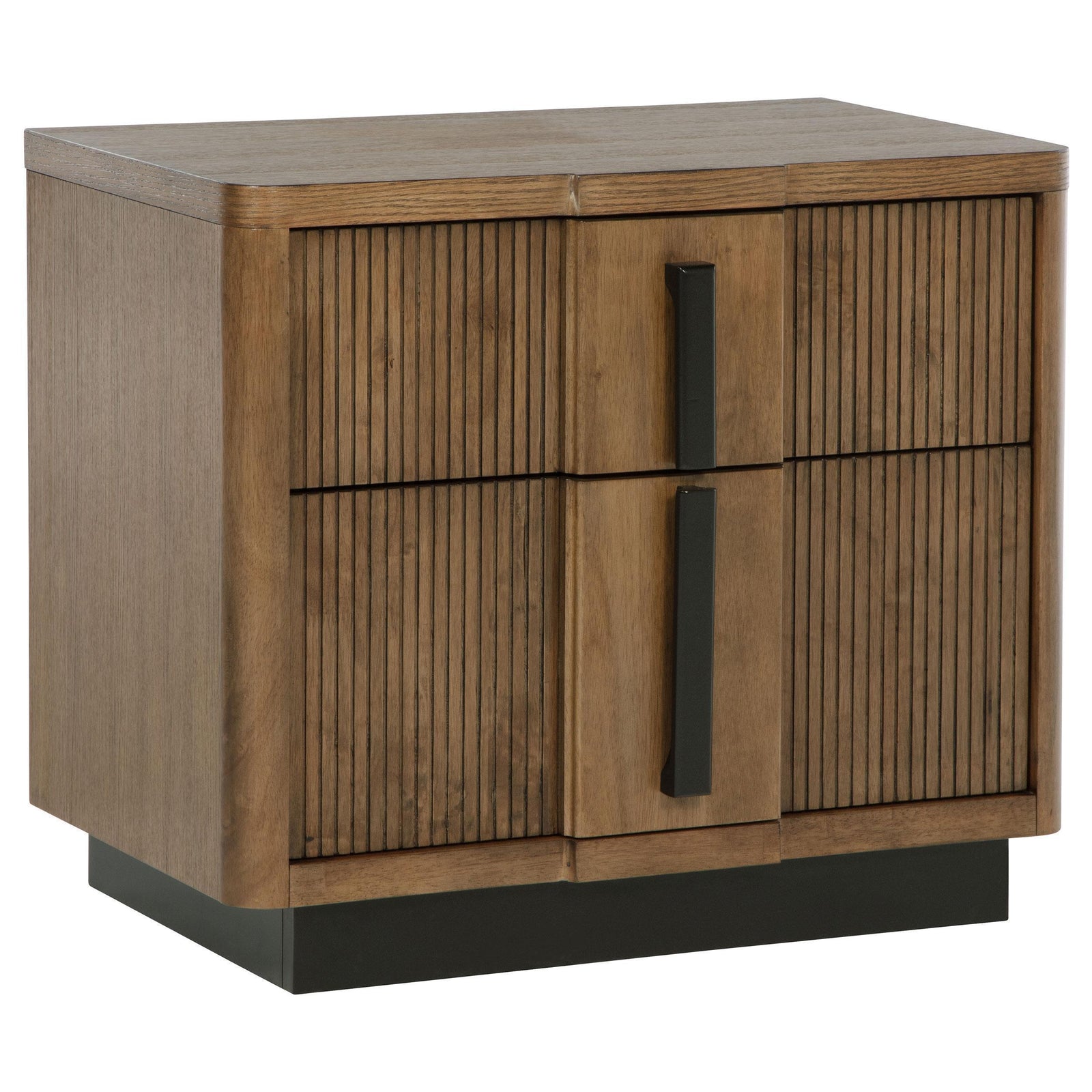Terrace 2-drawer Nightstand Bedide Table Ash Brown