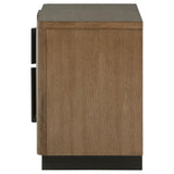 Terrace 2-drawer Nightstand Bedide Table Ash Brown