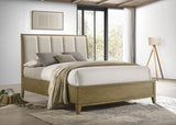 Granada Upholstered King Panel Bed Natural Pine
