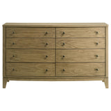 Granada 8 Drawer Dresser Cabinet Natural Pine