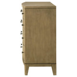 Granada 8 Drawer Dresser Cabinet Natural Pine