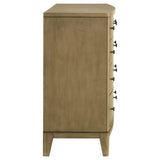 Granada 8 Drawer Dresser Cabinet Natural Pine