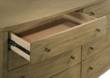 Granada 8 Drawer Dresser Cabinet Natural Pine