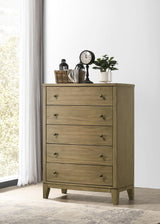 Granada 5 Drawer Bedroom Chest Of Drawers Natural Pine