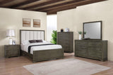 Gran Park 59-inch Queen Panel Bed Dark Cocoa